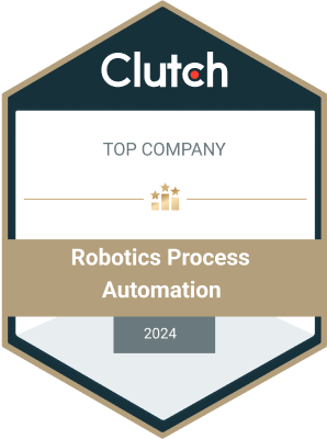 Top Clutch Robotics Process Automation 2024 Award